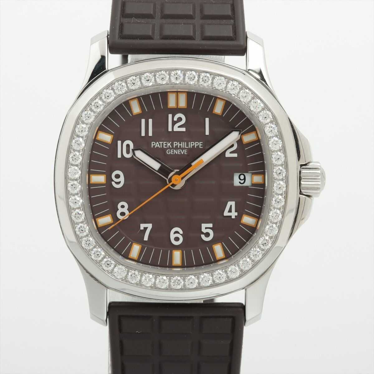 Carded Patek Philippe Aquanaut Luce 5067A-015 SSx Rubber QZ Brown Dial